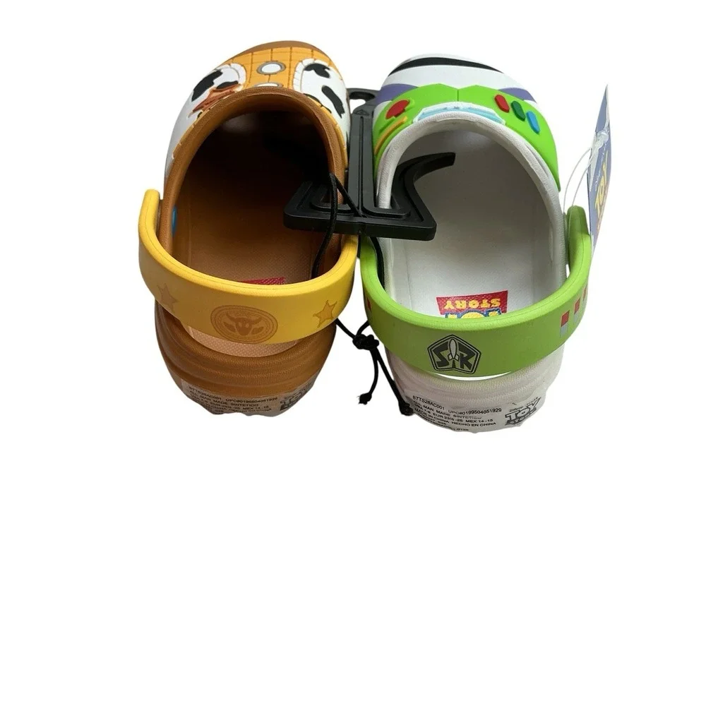 Disney Pixar Toy Story Clogs Toddler Sandals Buzz Lightyear Woody Sz 7/8